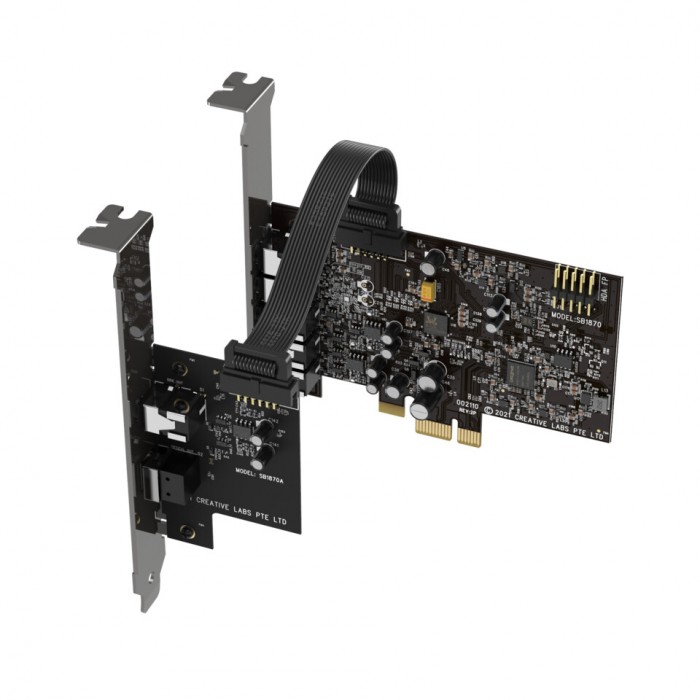 Sound Blaster Audigy Fx V2 5.1 channel sound card_Sound Blaster Audigy Fx V2 high resolution audio support_VoiceFX