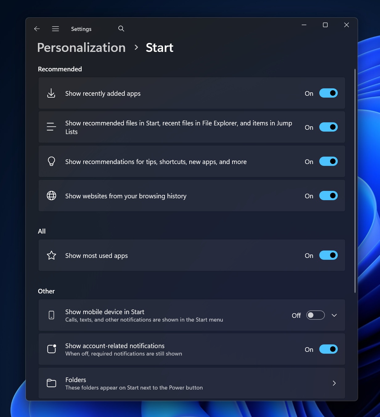 PasteItIn for Windows_windows 11 Start menu recommends disabling the feature that affects recent files KB5067036 Issue