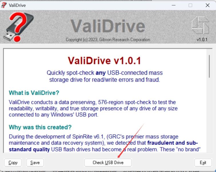 Is The U Disk Capacity Falsely Marked? Try This Free Windows Detection Tool ValiDrive