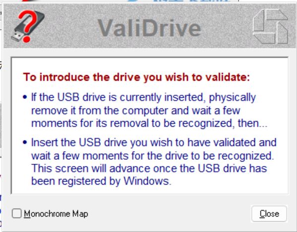 ValiDrive for Windows_ValiDrive storage device capacity detection software_Second-hand U disk capacity detection tool