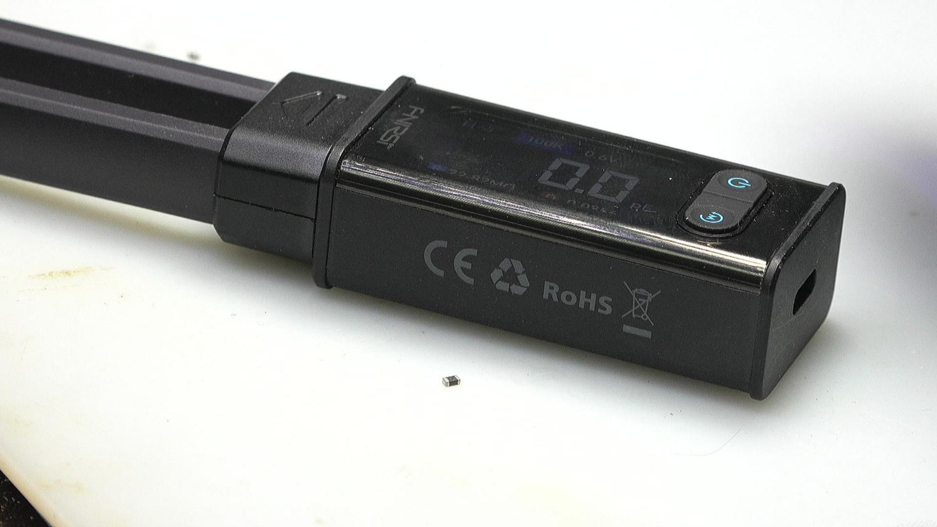 TELLO EDU for iOS_Magnetic bead characteristics test_LCR tweezers measurement parameters