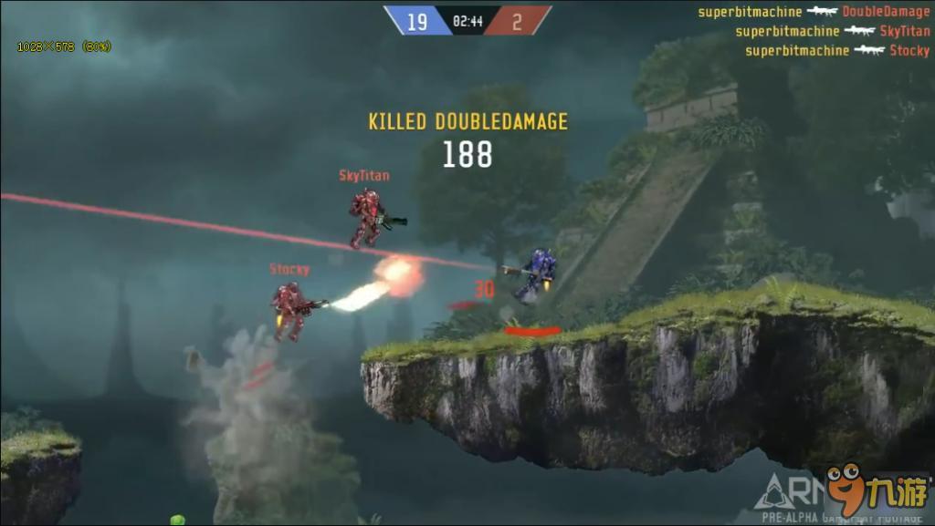 Armajet 2D horizontal version of retro-style shooting game_Armajet for iOS_Armajet MOBA elements combine with classic fast-paced gameplay